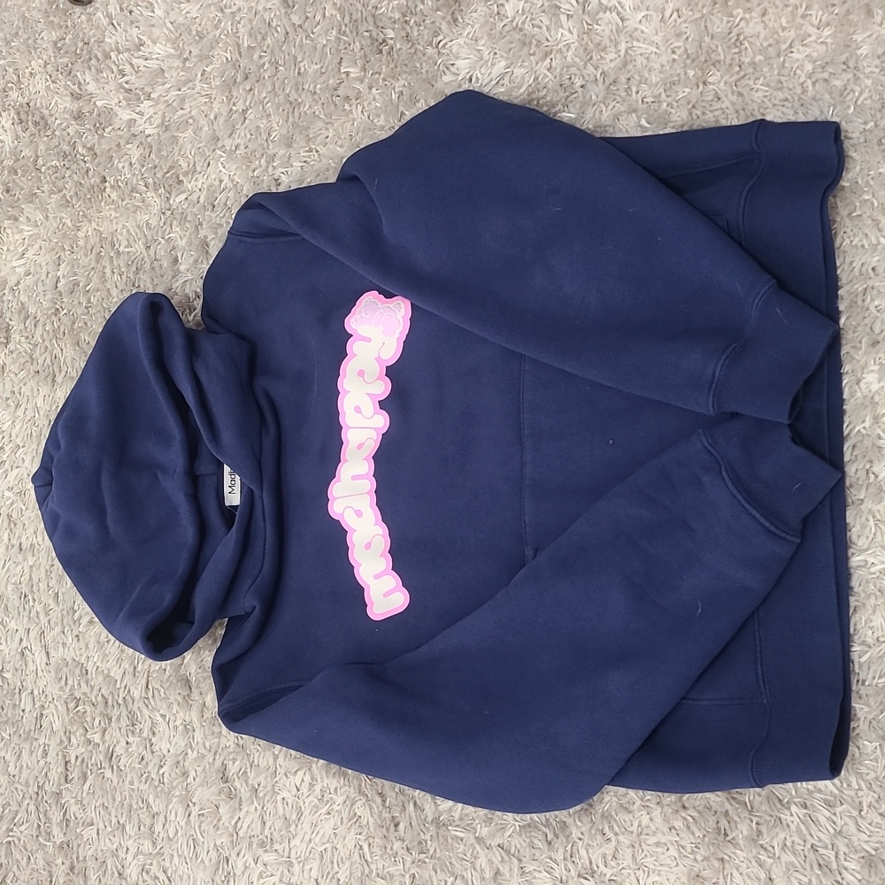 *Madhappy* Valentine Navy buddle pink writing size S very cute and comfortable